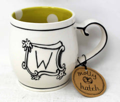 Home Essential Molly Hatch Mug Letter W