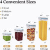 Airtight Food Storage Containers Set with Lids (24 Pack) for Kitchen and Pantry Organization - BPA Free Kitchen Canisters for Cereal, Rice, Flour & Oats - Free Marker and 24 Labels